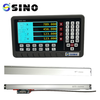 Система DRO SINO SDS5-4VA 4 оси Комплект цифрового считывания TTL для фрезерного станка стеклянный линейный масштаб IP64