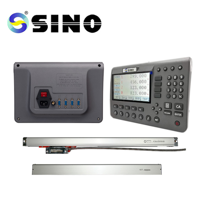 SINO 4 набора дисплея наборов SDS200 DRO цифровых отсчета LCD оси скрежеща линейный масштаб
