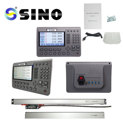 2 оси DRO SDS 200 Kit Металлический LCD полный сенсорный экран 0,005 мм разрешение Практическое для фрезерной машины