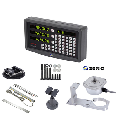 SINO SDS6-3VF Цифровое чтение Металлический светодиод 3 оси Для фрезерной машины Система DRO Многофункциональная