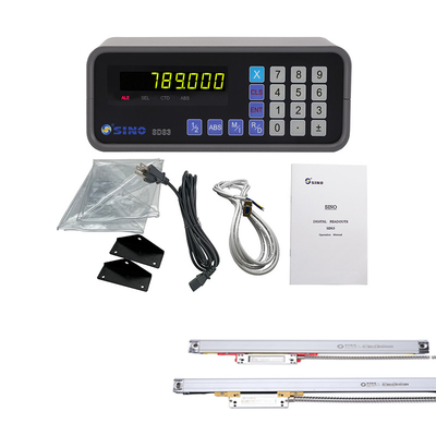 TTL Single Axis SINO Digital Readout System DRO SDS3-1 With Transparent Cover Linear Encoder For Lathe Milling Machine