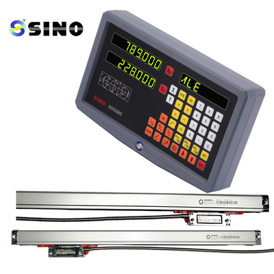 SINO SDS 2MS DRO Kits Стеклянная линейная веса для фрезерного станка TTL 2 оси Система инструментов для измерения цифрового чтения