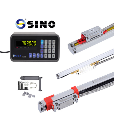 TTL Single Axis SINO Digital Readout System DRO SDS3-1 With Transparent Cover Linear Encoder For Lathe Milling Machine