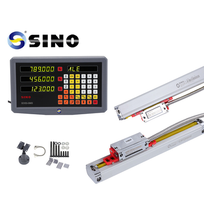 SINO SDS2-3MS 3-осевая система цифрового чтения DRO Стеклянный линейный линейник для фрезерной станки