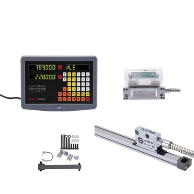 SINO SDS 2MS DRO Kits Стеклянная линейная веса для фрезерного станка TTL 2 оси Система инструментов для измерения цифрового чтения