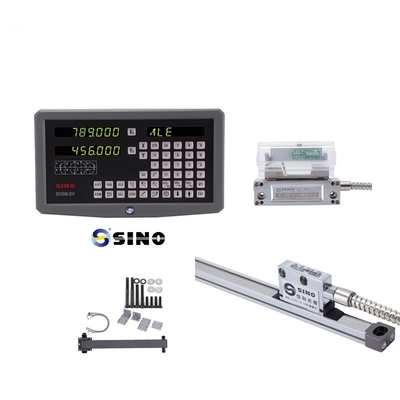 2 Axis CE SDS6-2V SINO Digital Readout System With LED Display Linear Encoder For Lathe Milling Machine