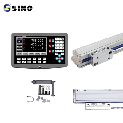 Стеклянный датчик с дисплеем DRO и 3-осевой системой цифрового чтения LCD, SINO SDS6-3VA