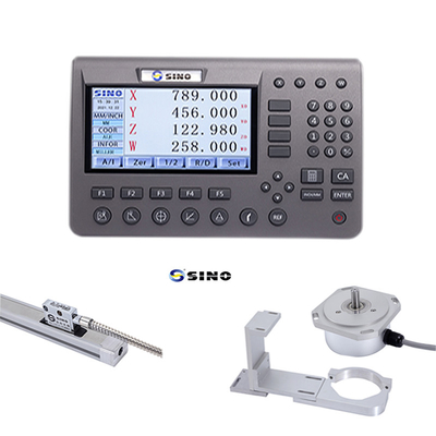 2 оси цифровой чтение DRO SINO SDS200 цифровой чтение 240V Металл с линейным шифровальным шкалой для шлифовальных машин