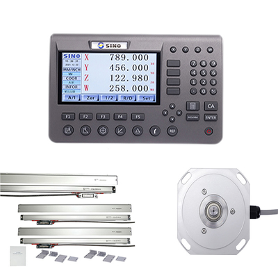 SINO 4 Axis SINO Digital Readout System SDS200 DRO Металлический ЖК-дисплей с линейным кодировщиком для фрезерной машины