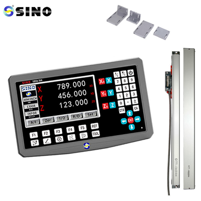 Фрезерная / цепная SINO SDS6-3VA 3-осевая система цифрового чтения DRO Измерительная машина RS232C