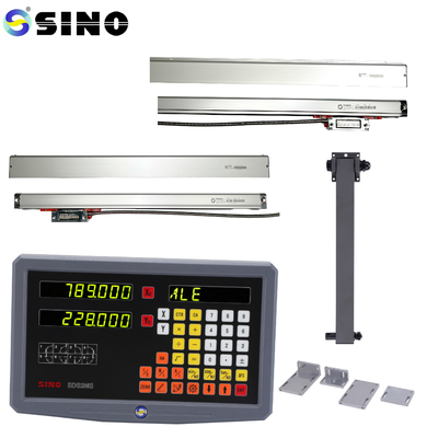 SINO TTL RoHS 2 Axis Digital Readout SDS2MS For Lathe , Multifunctional DRO Measuring Systems with linear encoder