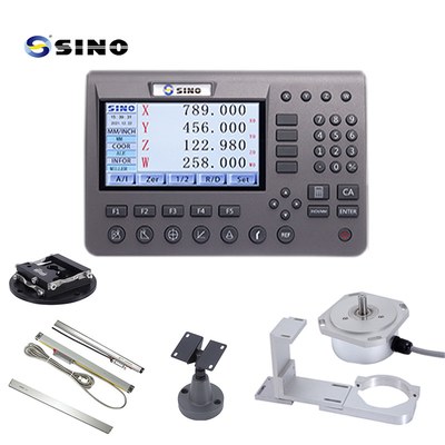 Система цифрового чтения SINO 3 оси SDS200 DRO Металлический ЖК с стеклянным линейным кодером