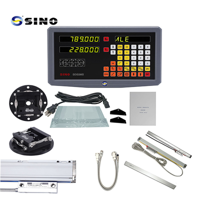 SINO 2-осевая система цифрового чтения токарного станка SDS2MS AC 100-240V многофункциональная с линейным масштабом для токарных и фрезерных машин