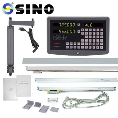 Хорошая цена 5V оси DRO масштаба 2 для машины токарного станка, дисплея цифрового отсчета 0,0002 дюймов онлайн